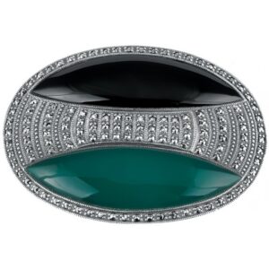 Art Deco Brooch Sterling Silver